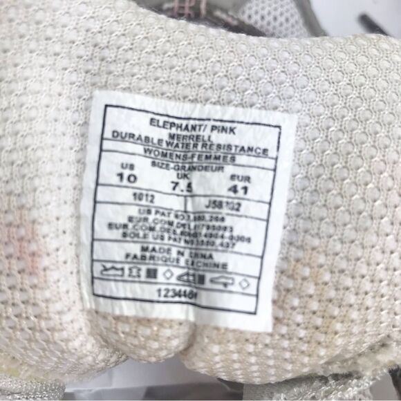 Merrell Siren Sport 2 Elephant Pink Mesh Leather Hiking Athletic Shoe - Picture 13 of 13